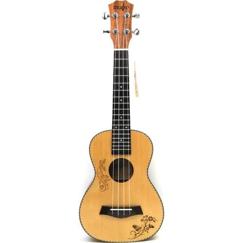 26" tenor Ingman Spruce Drum 4 Strings ukulele Hawaii mini small guita travel acoustic guitar Uke ukelele guitarra Free Shipping