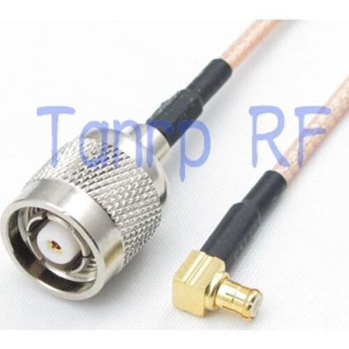 6in RP TNC male to MCX male right angle 90 degree RF adapter connector 15CM Pigtail coaxial jumper cable RG316 extension cord