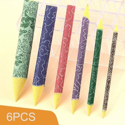 6pcs Blending Smudge Color Sketch Paper Stump Stick Set Durable Art Sketch Drawing Charcoal Tool Art Suppliers