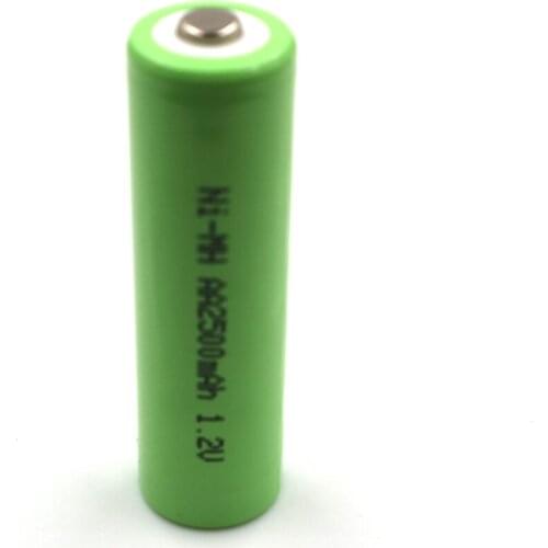 AA 2500mAh 10 pieces 2.5Ah Rechargeable Battery NI-MH Rechargeable Batteria Batteries Camera toy clock flashlight Remote control