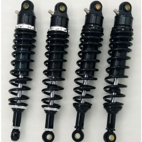 RFY 2 pcs 7mm Spring Universal 320mm 340mm Nitrogen Rear Shock Absorber Motorcycle for Honda cb400 yamaha suzuki Black
