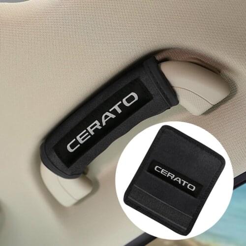 Car interior Car roof handle plush protective cover for KIA Cerato k3 Cerato 2 Cerato 3 Car Accessories