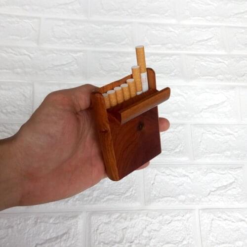 Wooden cigarette case, name card box(A351)