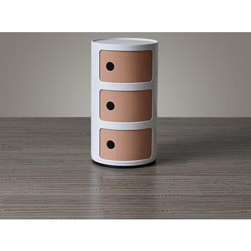 Europe Three Layers More Function Plastic Concise Originality Bedroom Accept Storage Bedside Cupboard