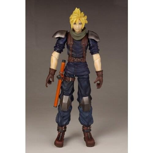 Japan Game Final Fantasy VII FF7 Cloud Strife 20cm PVC original figure figurine moveable model toy doll
