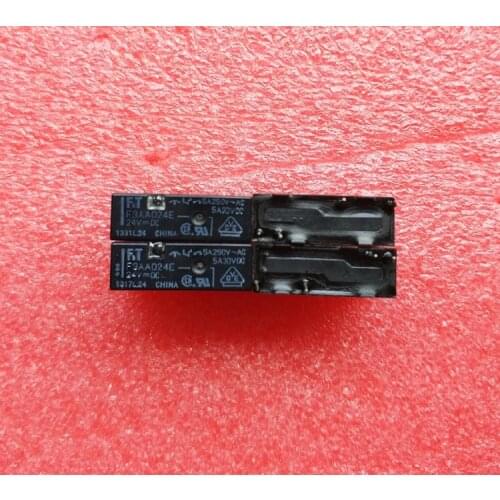Freies Verschiffen 100% new ursprünglichen relais 10 stücke F3AA024E 24 V 4PIN 5A 250VAC