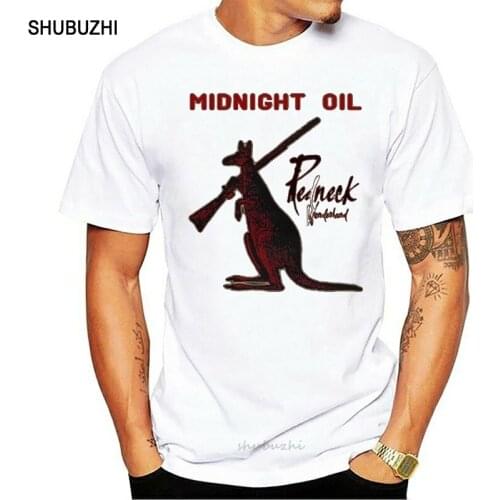 Midnight Oil Redneck Wonderland cotton T shirt men cotton tshirt summer brand teeshirt euro size