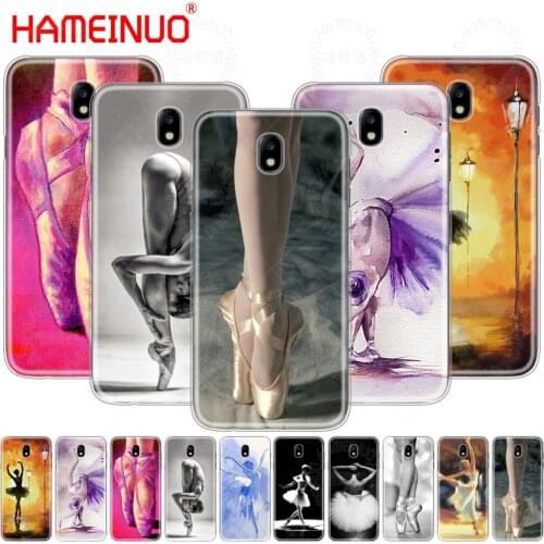 HAMEINUO Ballet Ballerina Dancer Shoes cover phone case for Samsung Galaxy J3 J5 J7 2017 J527 J727 J327 J330 J530 J730 PRO