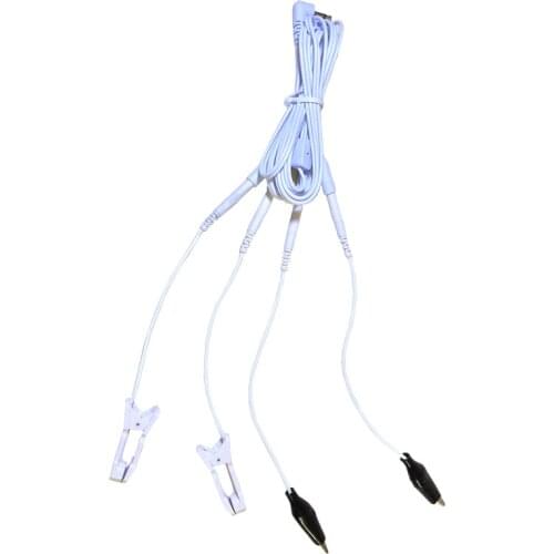 1 in 4 Cable Needle Control Electro Shock Labia Clamps & Nipple Clip,DIY Sex Toys Electric Shock Products For Women