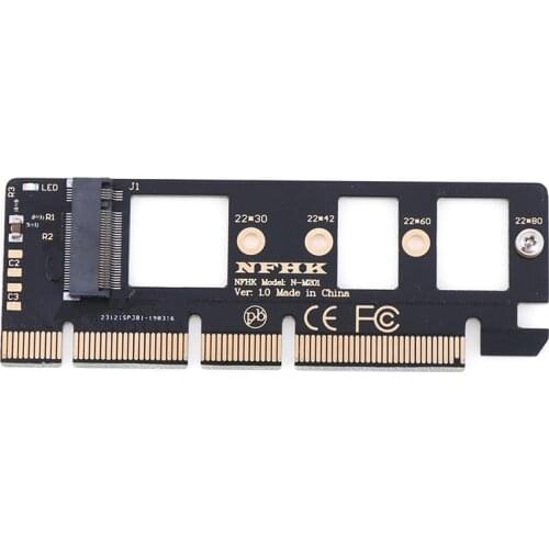 Hot NGFF M Key M.2 NVME AHCI SSD To PCI-E PCI Express 3.0 16x x4 Adapter Riser Card Converter For XP941 SM951 PM951 A110 SSD