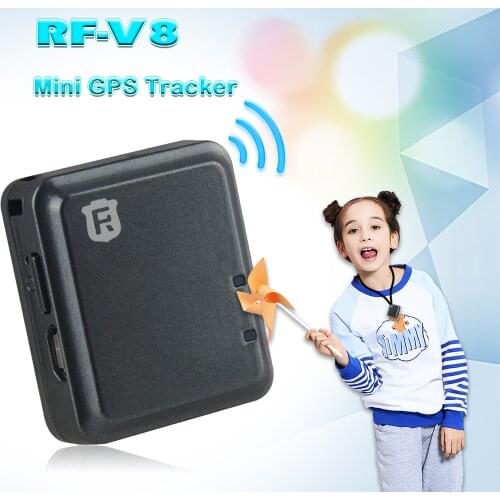 Fast Positioning Children Mini GPS Tracker RF-V8 Vehicle Kids Children GPS tracker Anti-lost Long time Standby real time Tracker