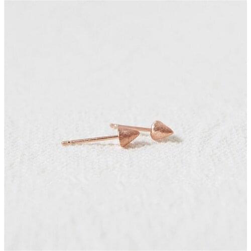 Fashion Cone Geometric Stud Earrings Push-back Three Color Optional