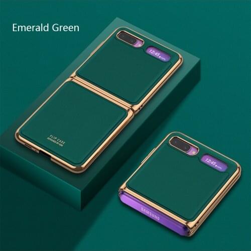 Fashion Phone Case for Samsung Z Flip Case New Luxury Anti Fall Full Protective Funda Back Cover for Samsung Galaxy Z Flip Shell