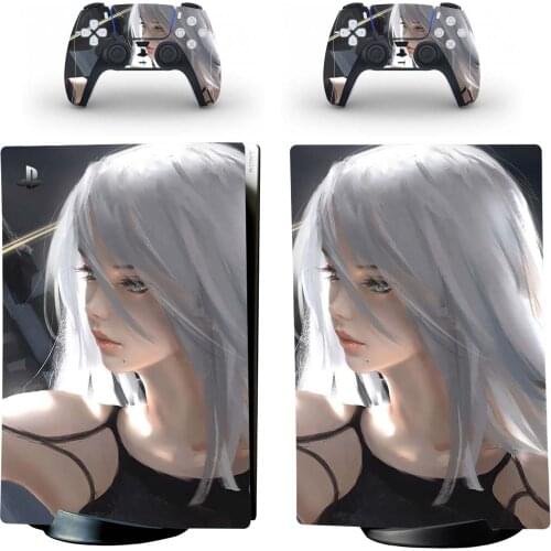 Nier Mechanical Style PS5 Digital Edition Skin Sticker for Playstation 5 Console & 2 Controllers Decal Vinyl Protective Skins 1