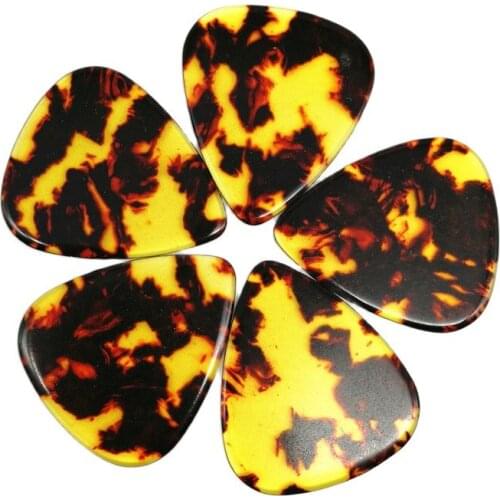 Novelty Color Marbled Celluloid Acoustic Guitar Picks Music Guitarra Picks 0.96mm