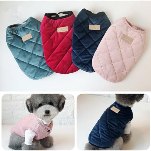 Dog Vest Jacket Winter Dog Clothes Coat Chihuahua Yorkie Poodle Bichon Pomeranian Schnauzer Dog Clothing Warm Pet Outfit Garment