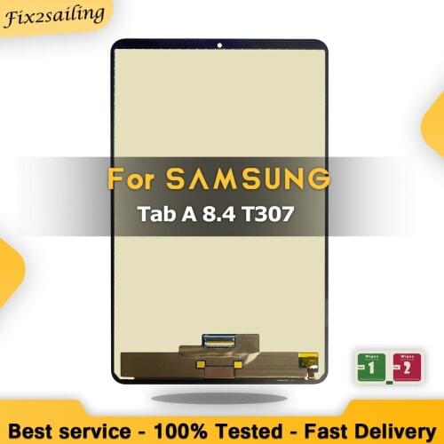 100% New Tested For Samsung Tab A 8.4 2020 T307 SM-T307U LCD Display Touch Screen Digitizer Assembly Repair Parts Workable