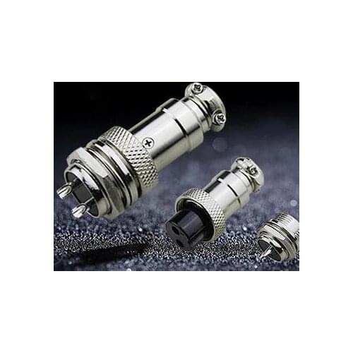 16mm 2pin Male&Female Wire Panel Connector plug Circular Aviation Connector Socket Plug