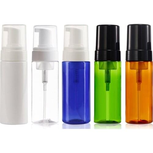 20pcs 150ml Empty black Liquid Soap Foam Dispenser Pump Container Foaming Makeup Plastic Travel Bottle, DIY Foaming Bottles