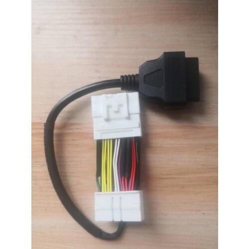 26 Pin/Way Male Female Connector Adapter Plug For Tesla Model 3 OBD II diagnostic Harness Electronic Cable Of New Energy Vehicle