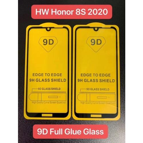 9D Full Glue Cover Tempered Glass for Huawei Honor 8S 2020 Screen Protector for Huawei Honor 8S 2020 Full Cover Glass Film