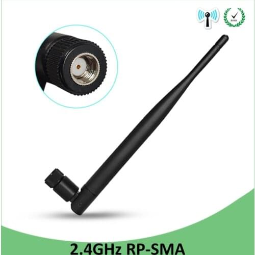 5pcs 433Mhz Antenna 5dbi GSM 433 mhz RP-SMA Connector Rubber waterproof directional antenne wireless Receiver for Lorawan