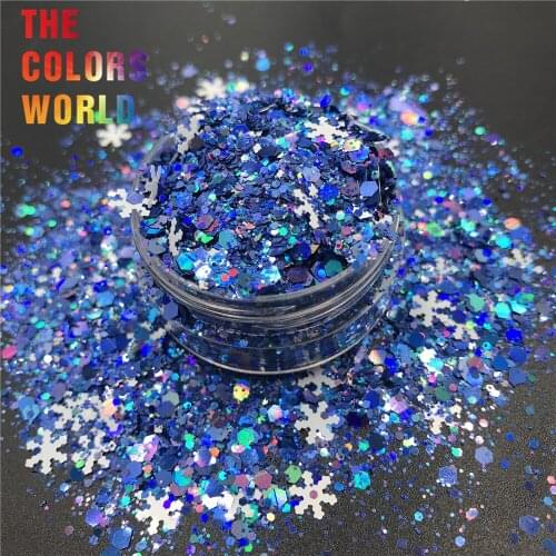 HSAM214-307 Mix Colors Glitter shape for Nail Polish Acrylic, nail art and DIY deco supplies