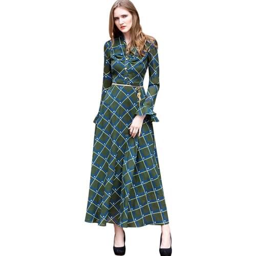 Модные платья в клетку Different Beaute China At AliExpress