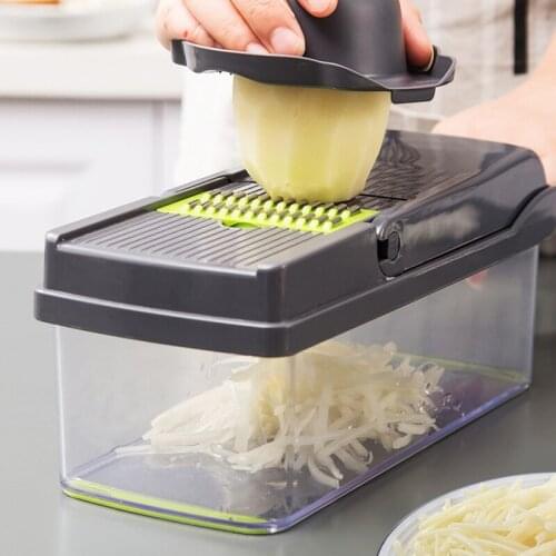 Food Chopper Vegetable Fruit Cheese Onion Chopper Slicer Dicer Cutter Grater 12 in 1 Veggie Chopper WXV Sale