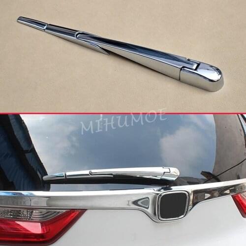 For Honda CRV CR-V 2017 2018 2019 2020 Glossy Chrome Rear Windshield Wiper Cover Molding Trims