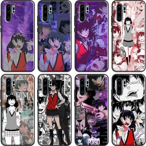 Ikishima Midari Kakegurui Anime Case For Huawei P30 Pro P20 P40 Mate 10 20 Lite Nova 5T P Smart Z 2019 Honor 8X 9X 8A 10i