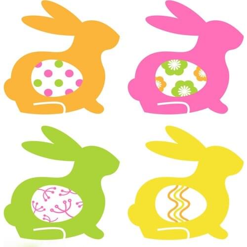 Julyarts Four Eggs And A Rabbit New Cutting Dies For 2021 Scrapbooking Tools DIY Cutting Dies Scrapbook Cards Embossing Paper