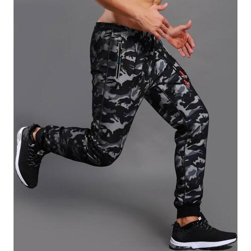 2018 Camouflage Cycling Pants Training Pants Sport Slim Pants Soccer Gym Jogging Trousers Running Pants Bodybuilding Sweatpants