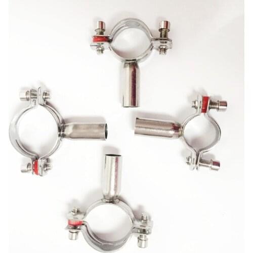 133mm 5.25" Pipe Hanger Bracket Clamp Support Clip 304 Stainless Steel For Beer Brewing