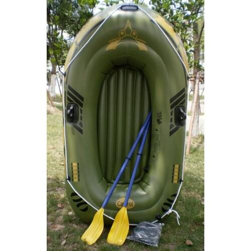 2 persons Outdoor fishing boat inflatable boat Drift boat kayaking Inflatable pool float 0.45mm PVC Thickened Water-skiing boat
