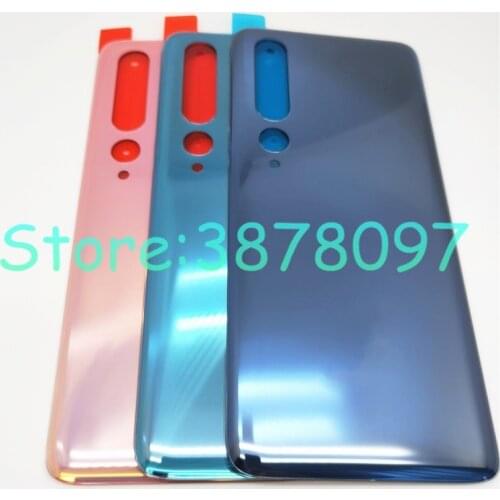 New 3D Glass For Xiaomi Mi 10 Mi10 5G Version Battery Back Cover Rear Repair Parts