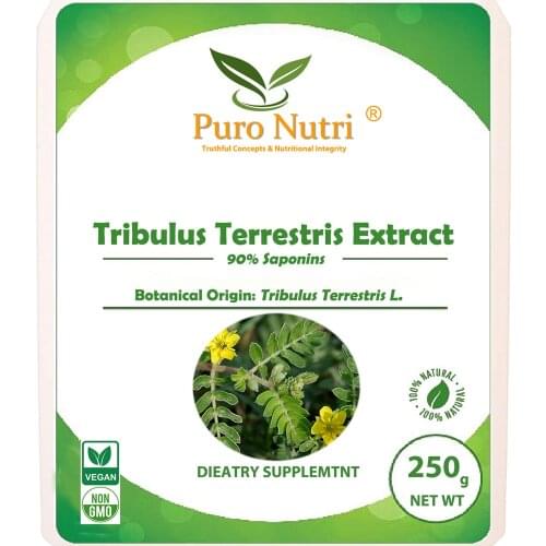 Tribulus Terrestris Extract Powder 90% saponins 90131-68-3 free shipping