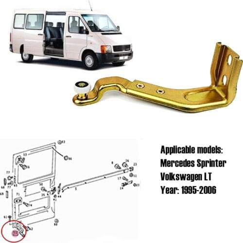 Car Lower Sliding Door Roller Right Bottom for Mercedes Sprinter Vw Lt 1995-2006 OE 9017600128 2D1843398 05103588AA
