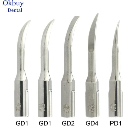 Dental Ultrasonic Scaler Scaling Tips GD1 for Satelec / DTE Handpiece 5 Pcs