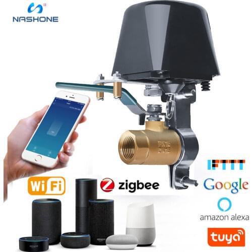 Tuya Zigbee Watering Timer Smart Wifi Water Gas Valve Garden Water Timer Wifi Shutoff Work With Alexa Google