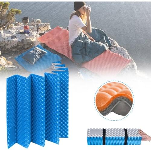 Camping Egg Crate Picnic Mat Ultralight Portable Waterproof Moisture Proof Pad Sleeping Folding Mat for Outdoor Hiking Camping