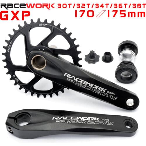 GXPMountain bike sprocket 30T/32T/34T/36T/38T for SRAM crankset Bicycle crankset with bottom bracket 170/175mm MTB crank