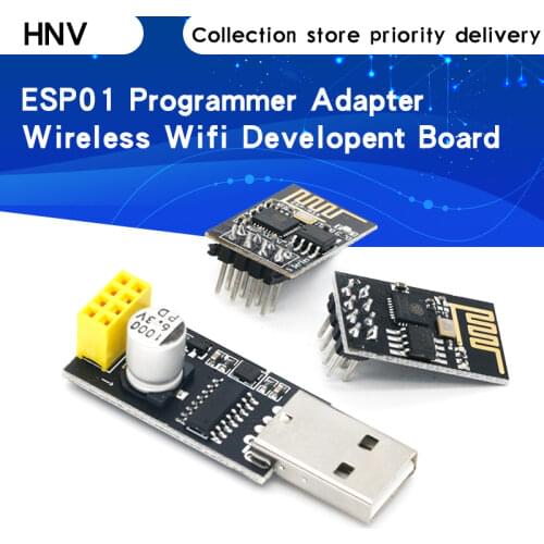 10PCS ESP01 Programmer Adapter UART GPIO0 ESP-01 Adaptater ESP8266 CH340G USB to ESP8266 Serial Wireless Wifi Developent Board