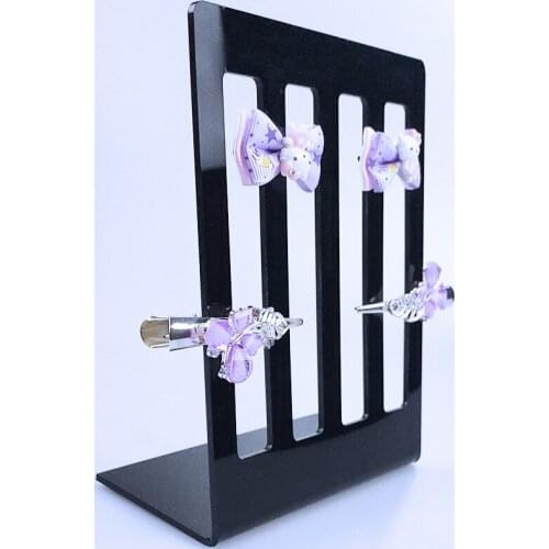 Acrylic hair pin display holder hair accessories organizer haar clips jewellery stand hairpins showcase exhibidor de joyeria