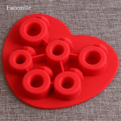 Facemile Diamond Ring Ice Gift Silicone Gift Cooking Tools Cookie Cutter Ice Molds Cream Mould Ice Cream Tools 53048