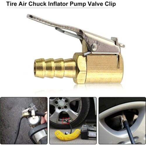 CARPRIE Inflator Valve 1Pc Tire Inflator Air Valve Connector Car Truck Tire Air Pump Chuck Clip 6/8mm zinc alloy ap10