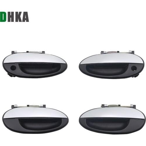 DHKA CHROME EXTERIOR DOOR HANDLE For DAEWOO Matiz 1998 1999 2000 2001 2002 2003 2004 2005 OEM: FR:96507784 FL:96507783 RR:965