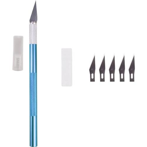 DIY Craft Metal Artwork Non-slip Metal Scalpel Knife Cutter Engraving Craft Hobby Sculpture PCB Repair Knife