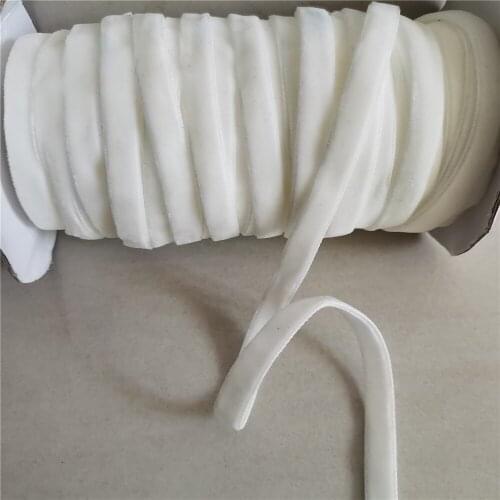 6mm Double Face Nylon White Velvet Ribbon Wedding Party Decoration Handmade Gift Wrapping Hair Bowknot DIY Christmas 1/3/5Yard