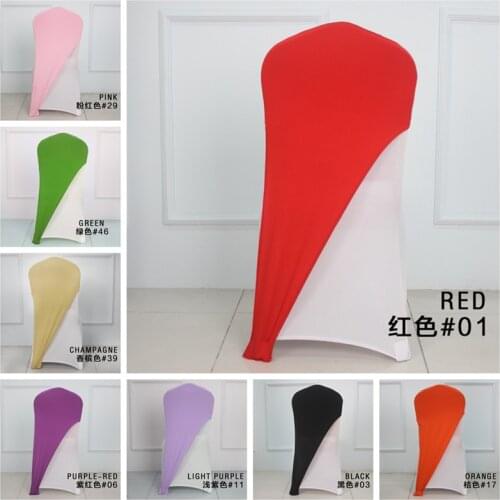 25 50 100pcs lot Stretch Spandex Chair Cap Cover Banquet Chair Hood For Wedding Event Party Hotel Decoration